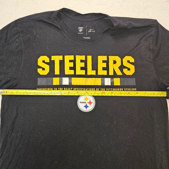 Nike Men's Dri-fit Steelers Fan Short Sleeve Tshirt - Picture 6 of 8